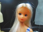 barbie clone blue stripe face